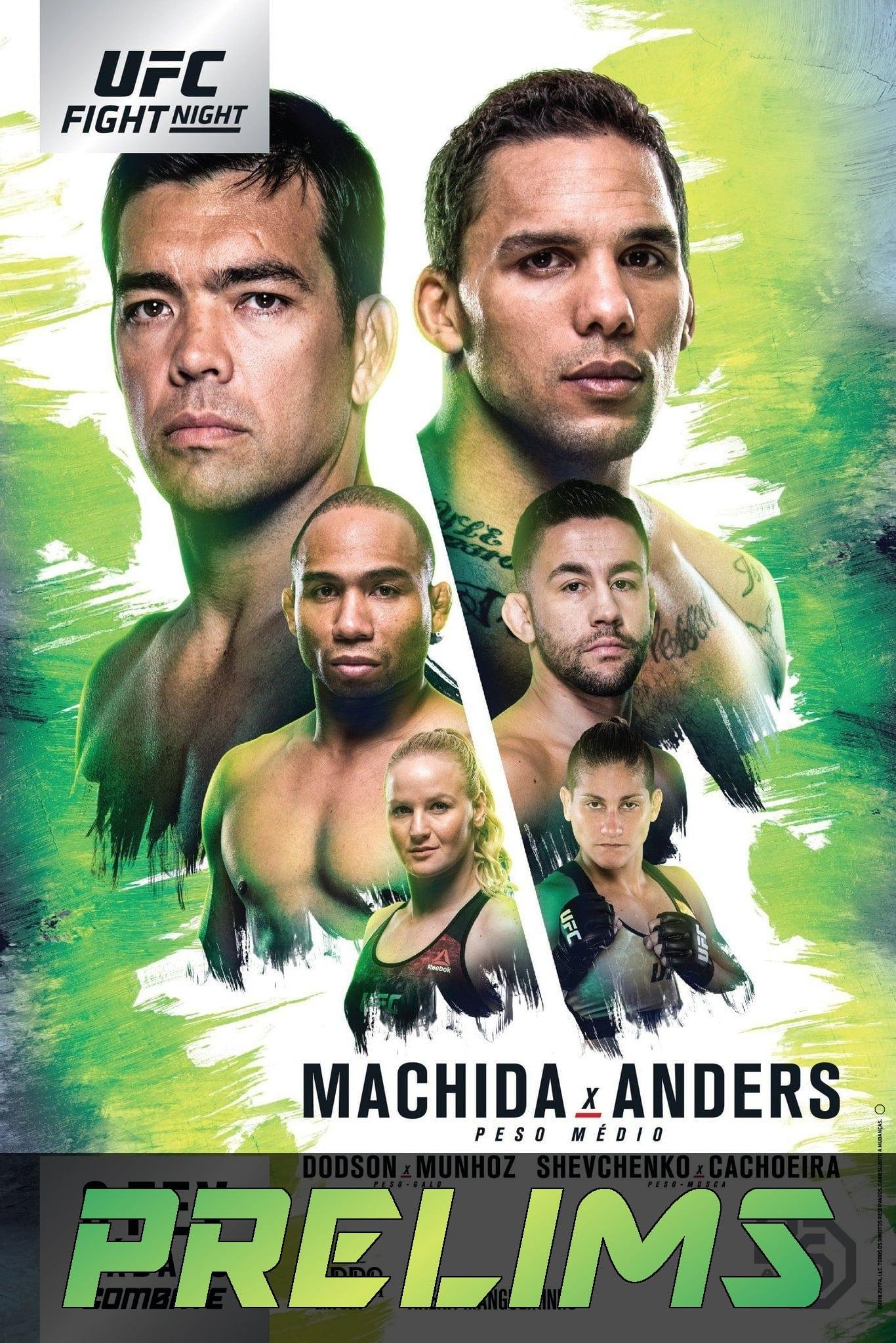 UFC Fight Night 125: Machida vs. Anders poster