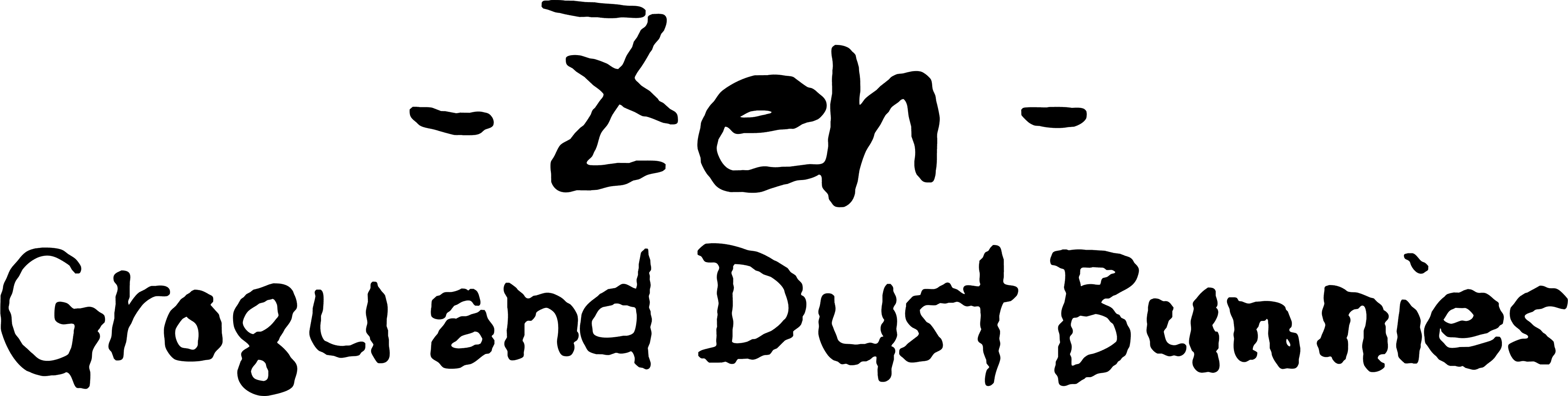 Zen - Grogu and Dust Bunnies logo