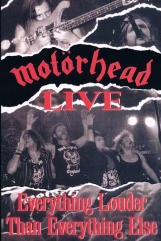 Motörhead - Everything Louder Than Everything Else poster