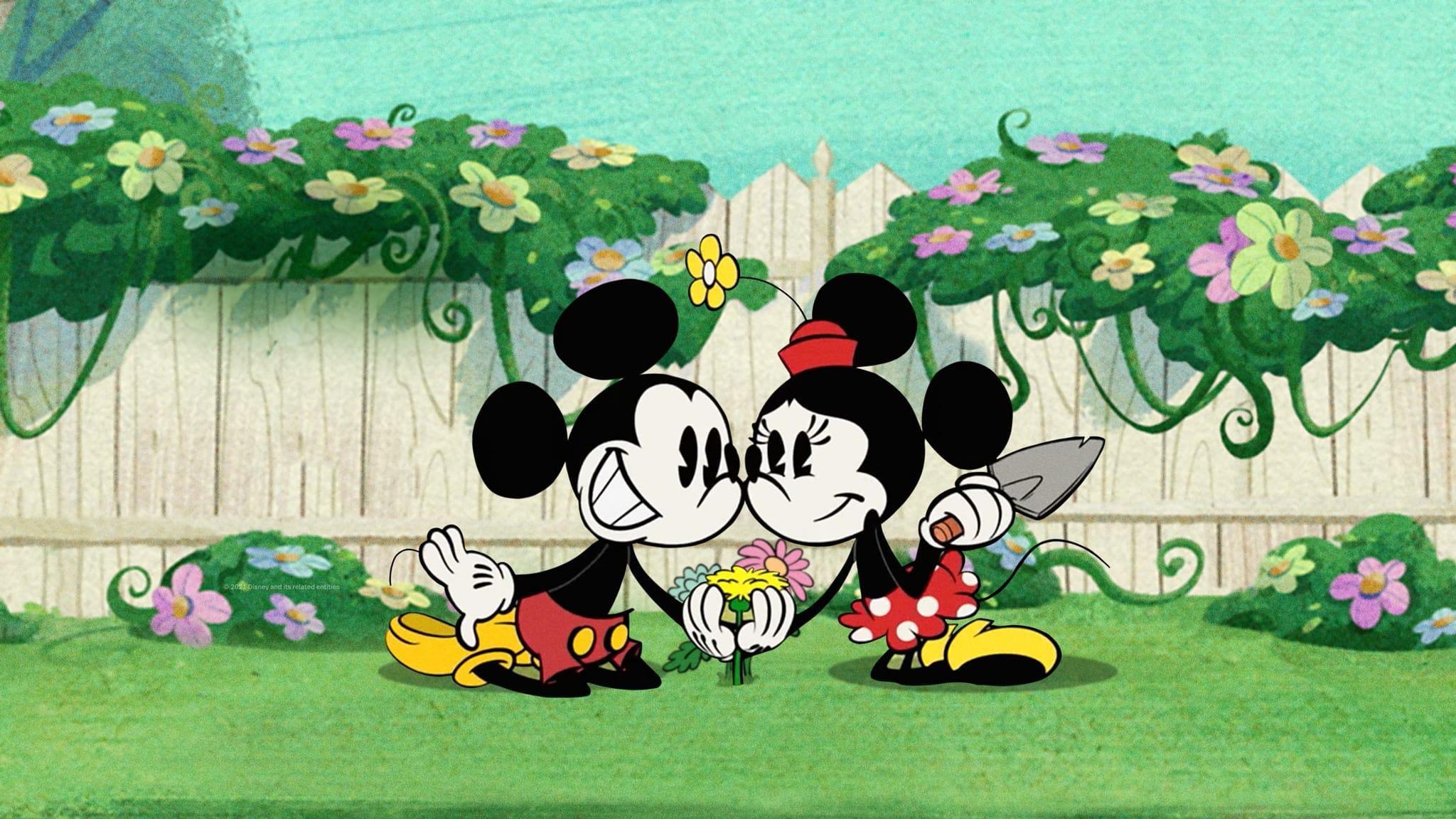 The Wonderful Spring of Mickey Mouse backdrop