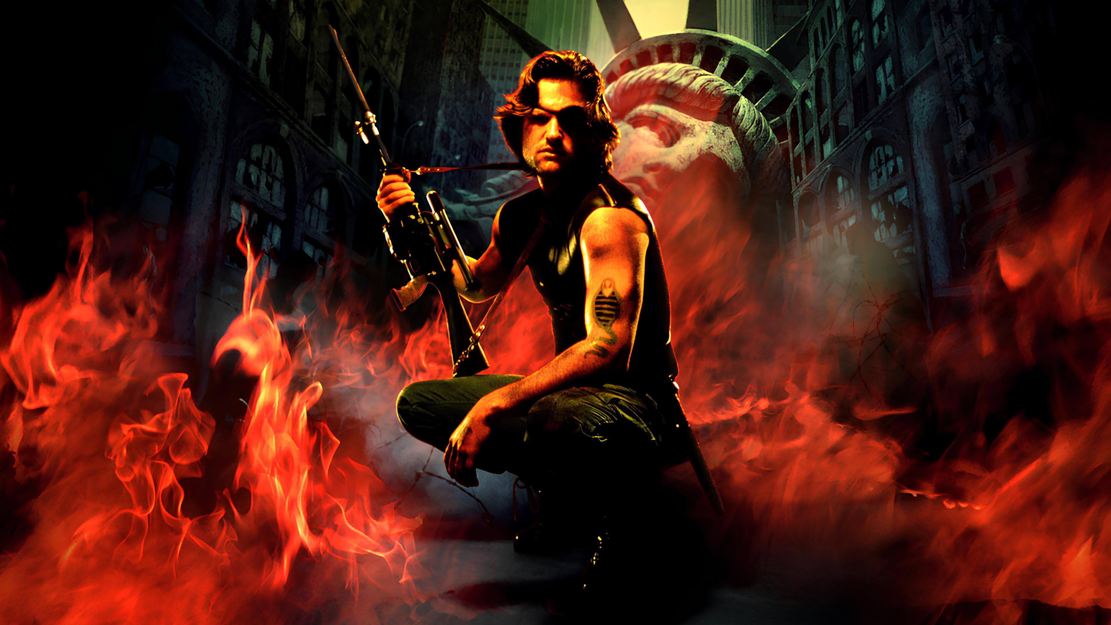 Escape from New York backdrop