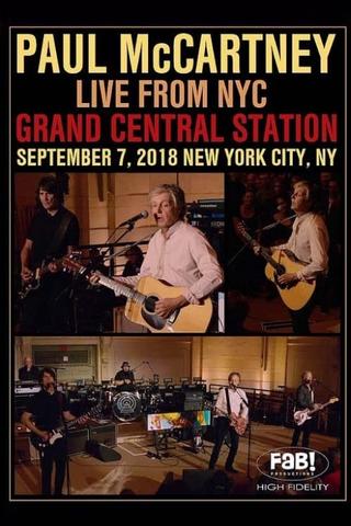 Paul McCartney | Live at Grand Central Station poster