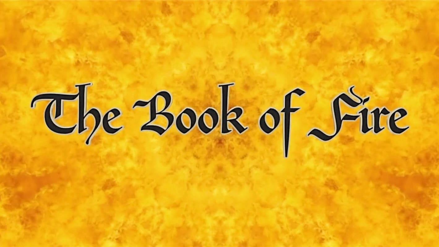 The Book of Fire backdrop