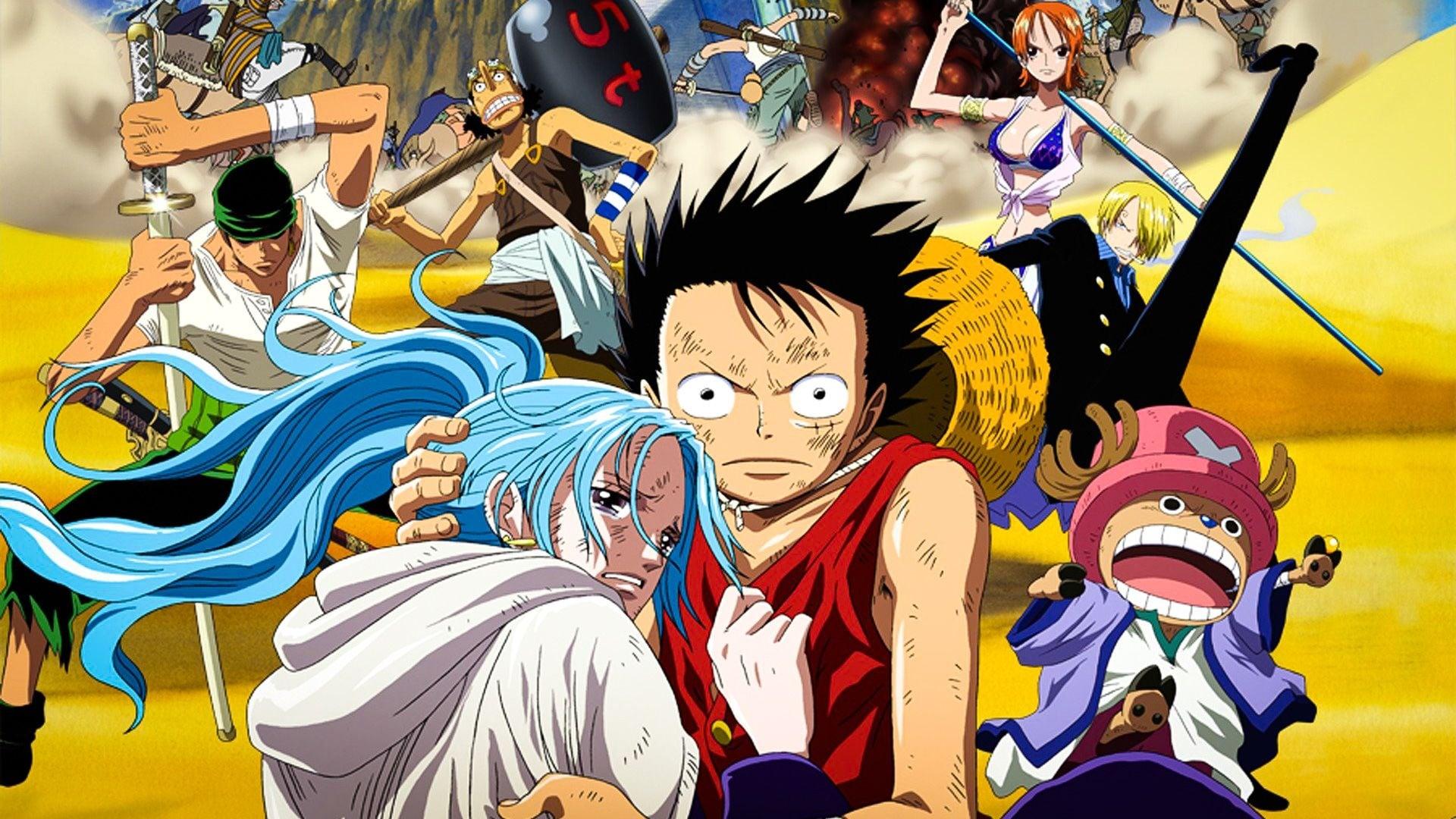 One Piece: The Desert Princess and the Pirates: Adventure in Alabasta backdrop