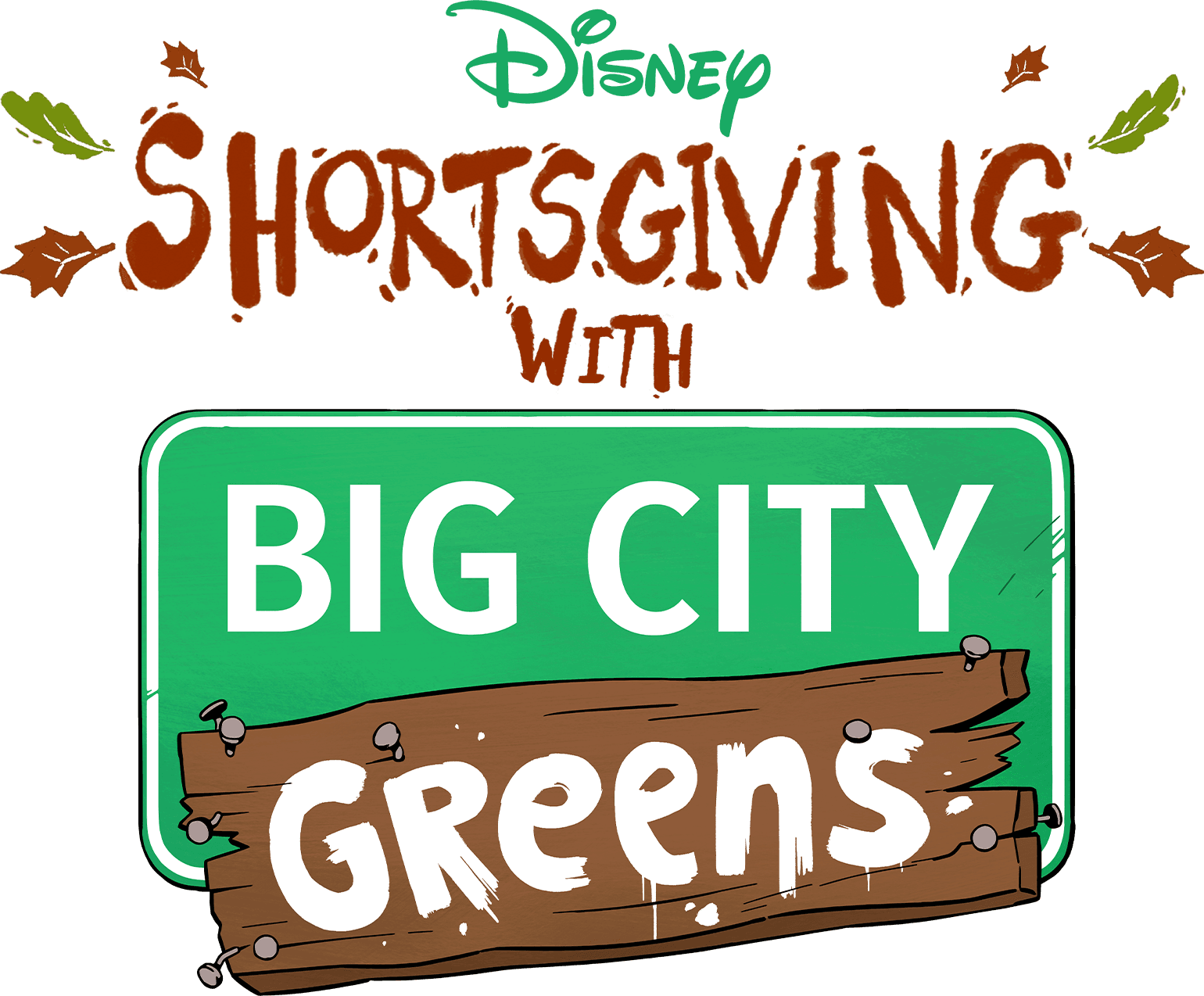 Shortsgiving with Big City Greens logo