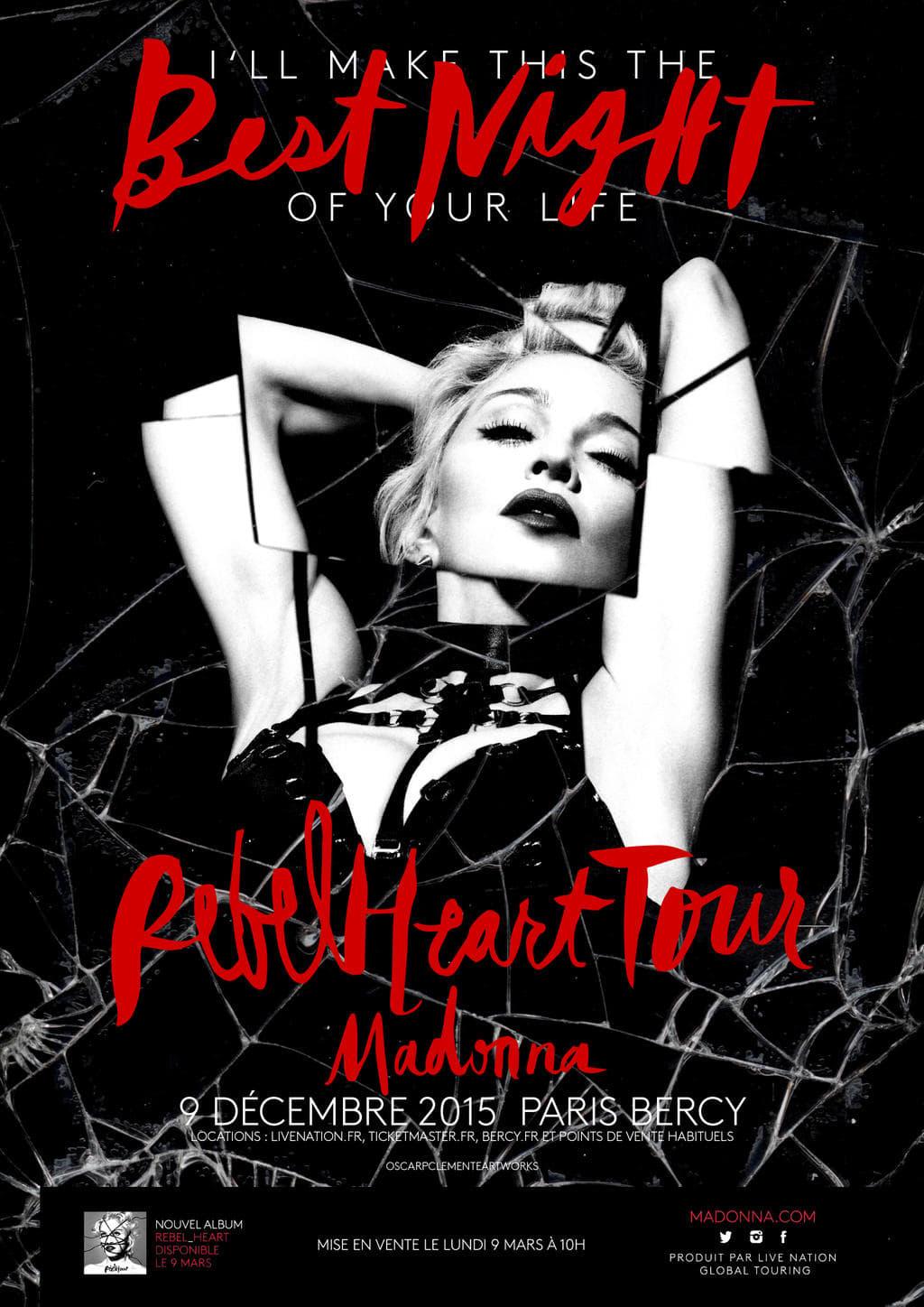Madonna: Rebel Heart Tour poster