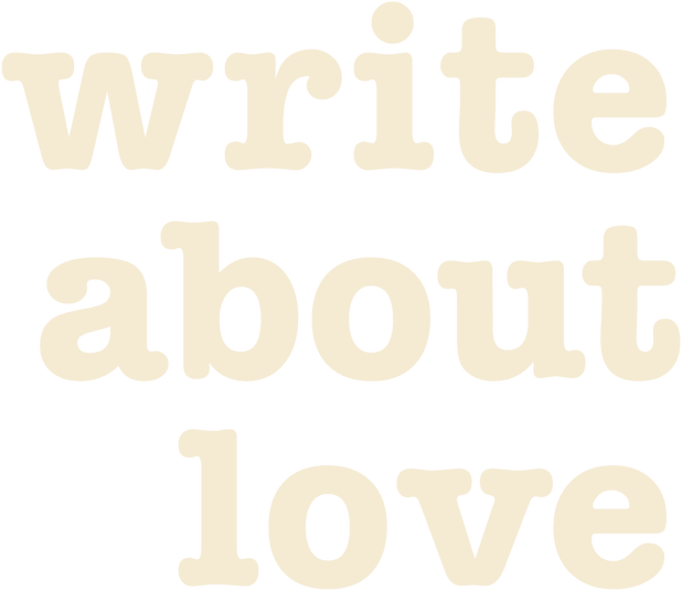Write About Love logo