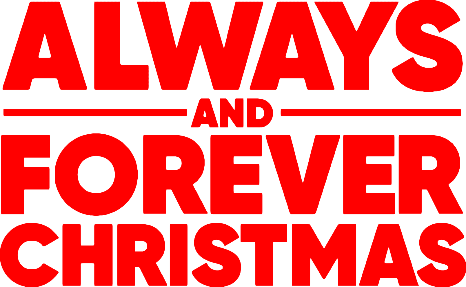 Always and Forever Christmas logo