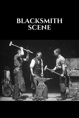 Blacksmithing Scene poster