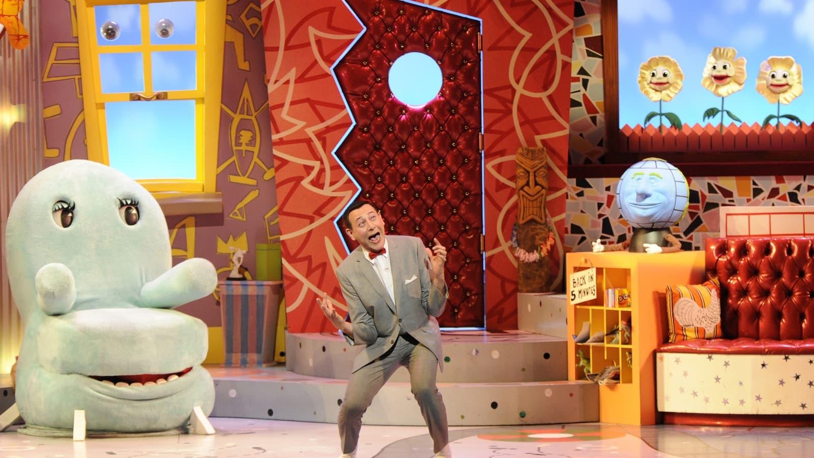 The Pee-wee Herman Show on Broadway backdrop
