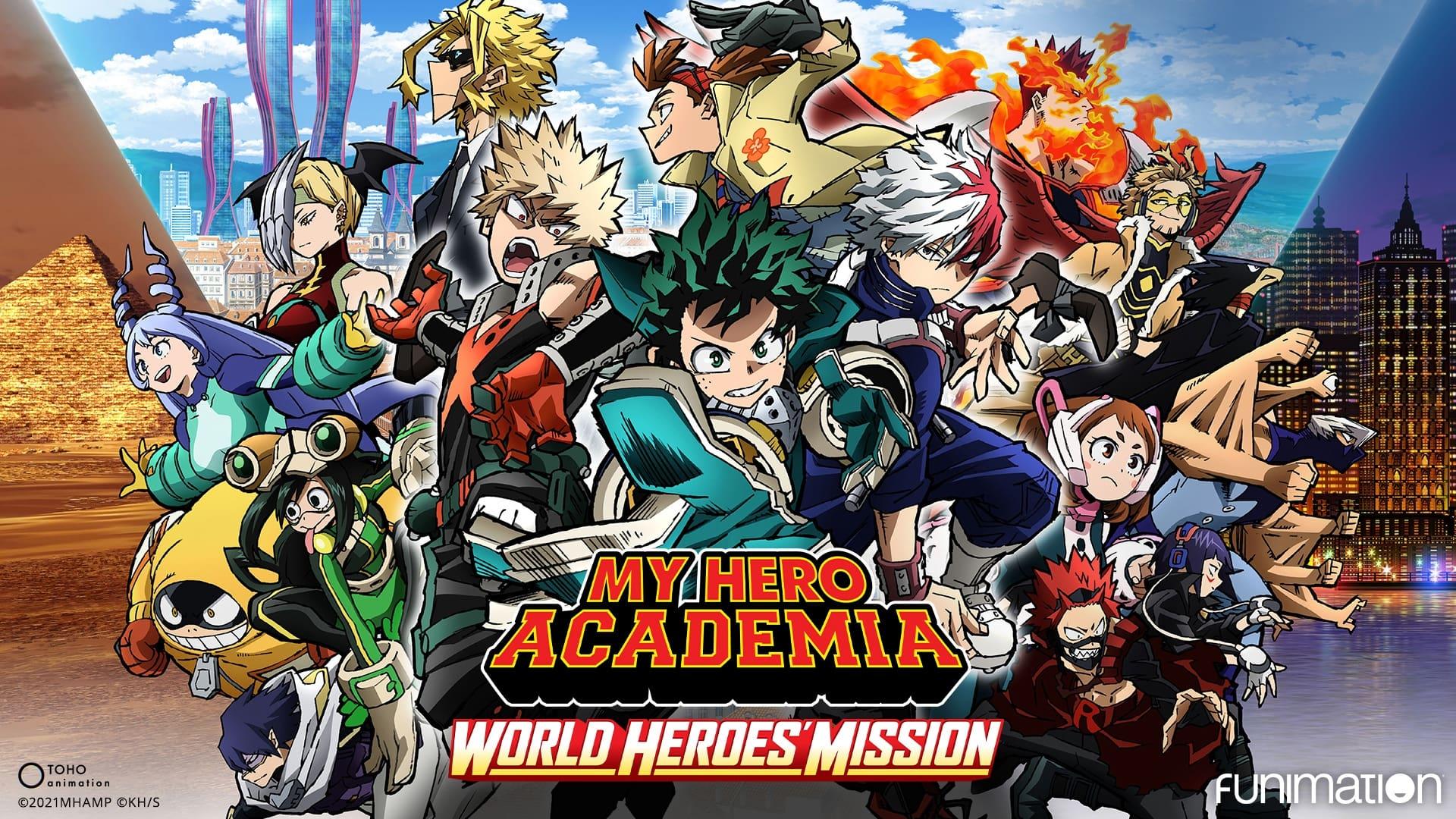My Hero Academia: World Heroes' Mission backdrop