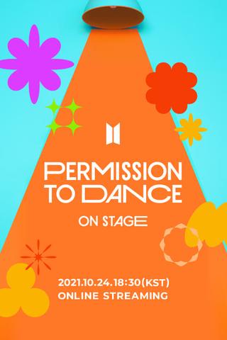 BTS Permission to Dance On Stage poster