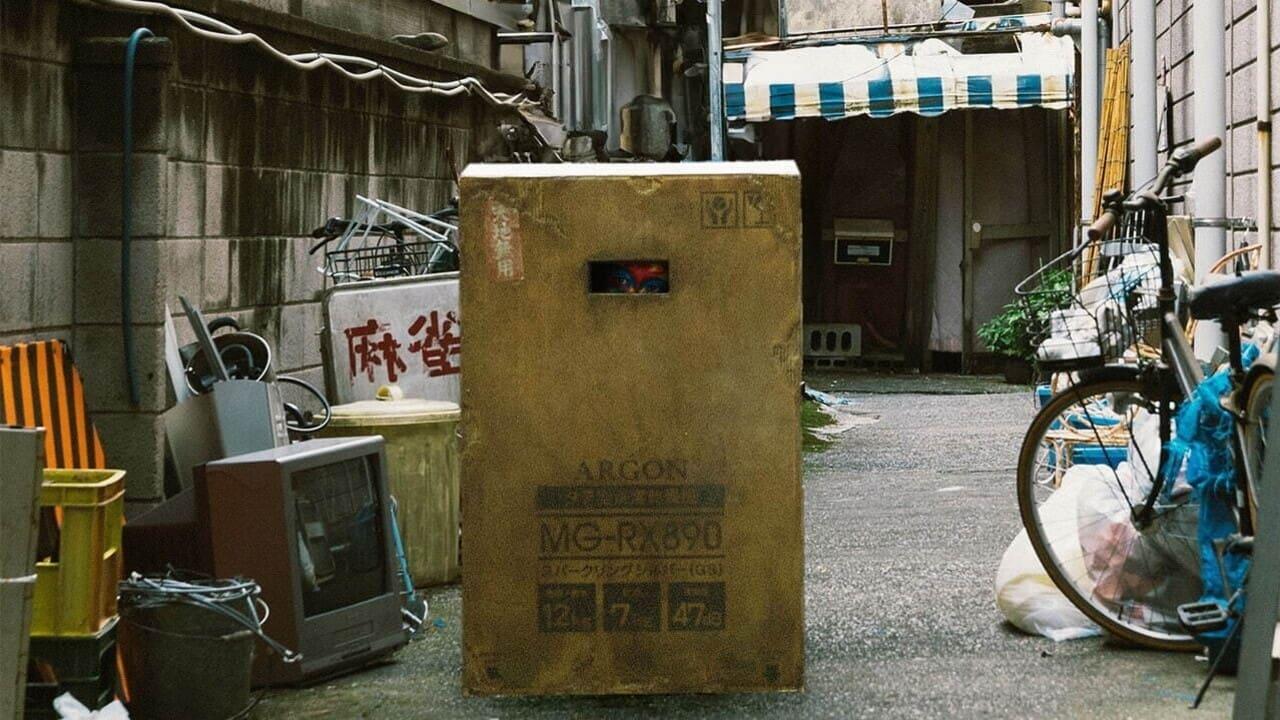 The Box Man backdrop