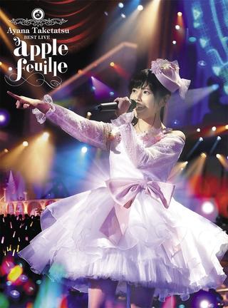 Taketatsu Ayana BESTLIVE "apple feuille" poster
