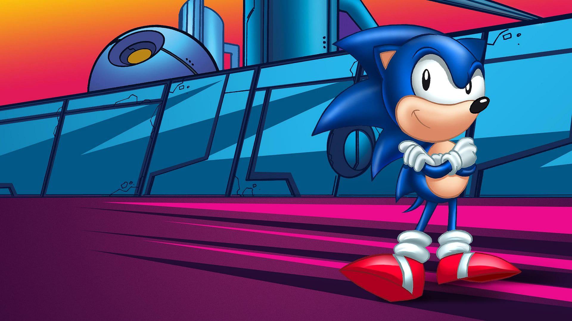 Adventures of Sonic the Hedgehog backdrop