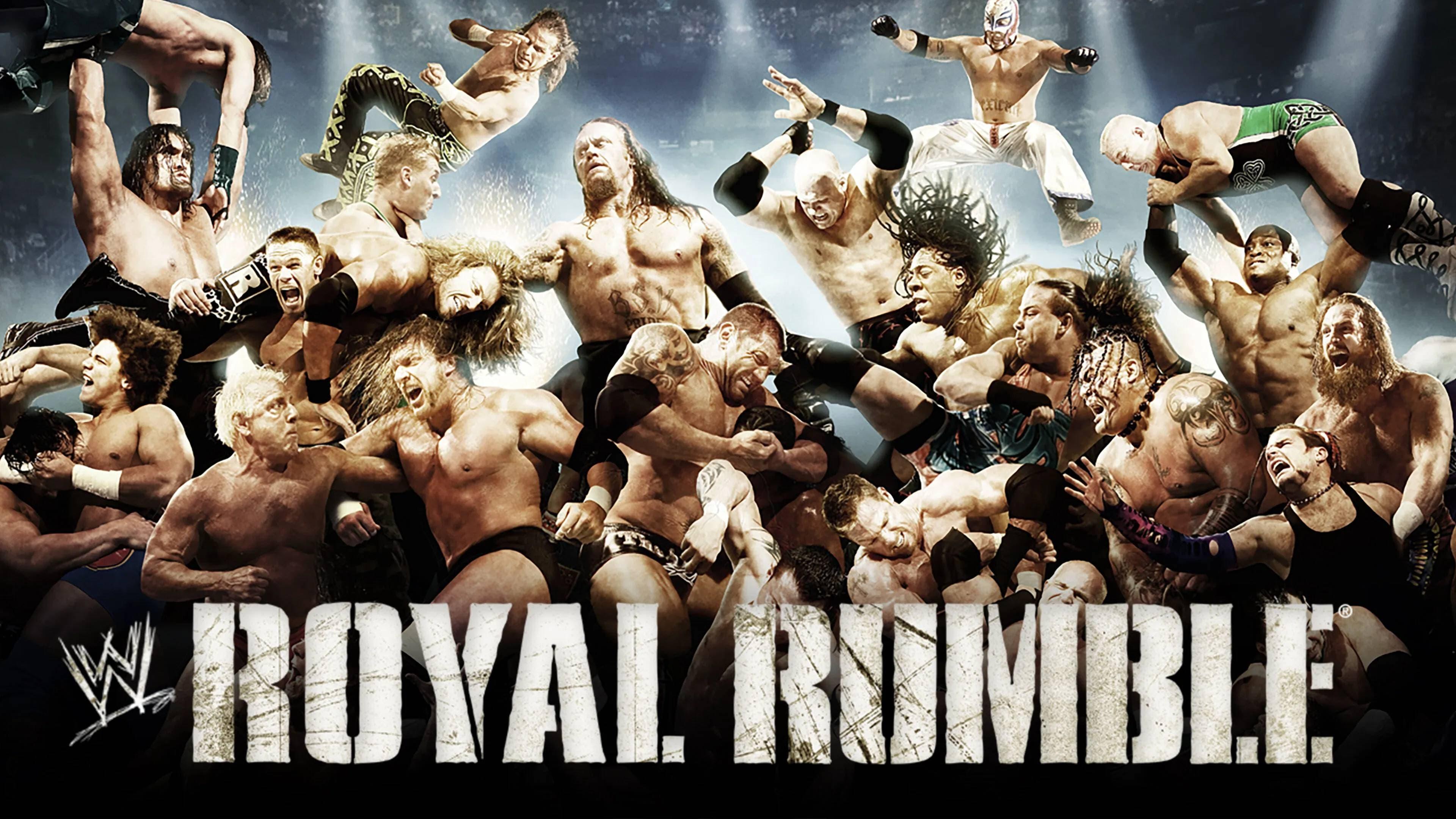 WWE Royal Rumble 2007 backdrop