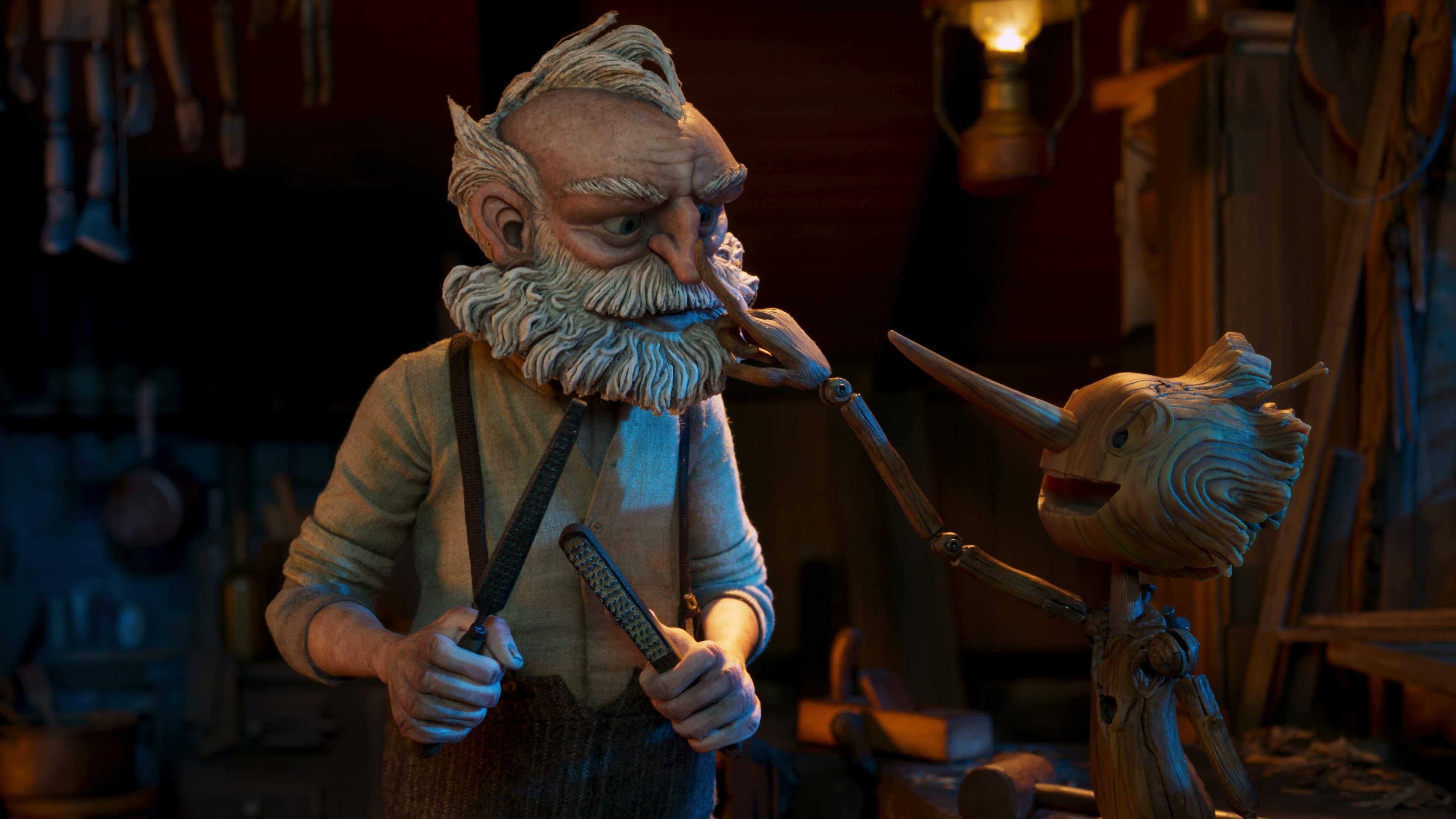 Guillermo del Toro's Pinocchio backdrop