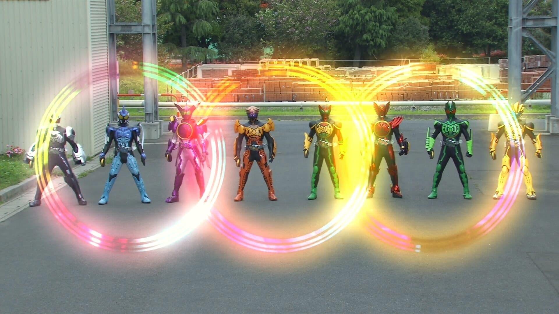 Kamen Rider OOO Wonderful: The Shogun and the 21 Core Medals backdrop