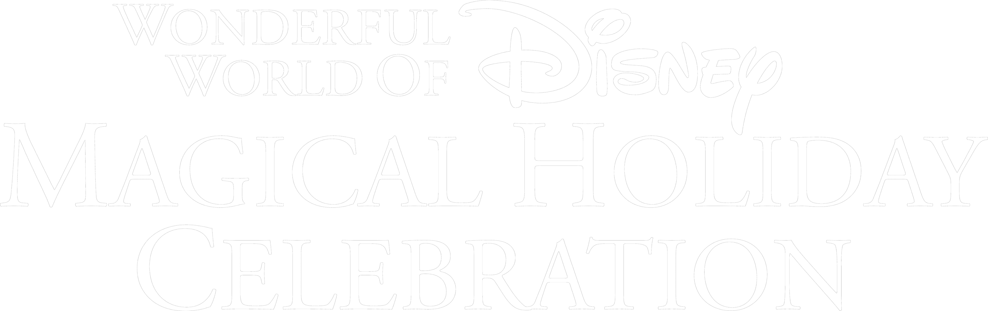 The Wonderful World of Disney: Magical Holiday Celebration logo