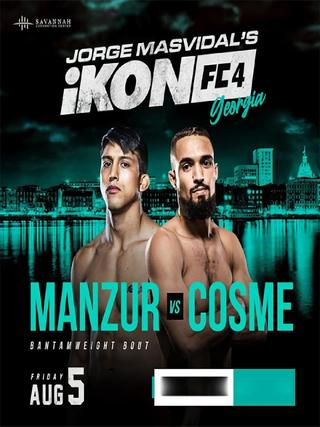 Jorge Masvidal's iKON FC 4: Mansur vs. Cosme poster