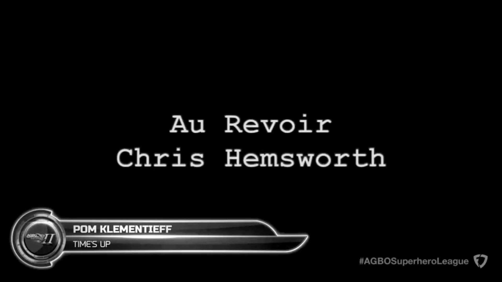 Au Revoir, Chris Hemsworth backdrop
