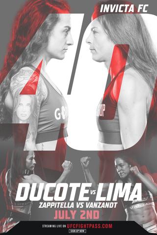 Invicta FC 40: Ducote vs Lima poster