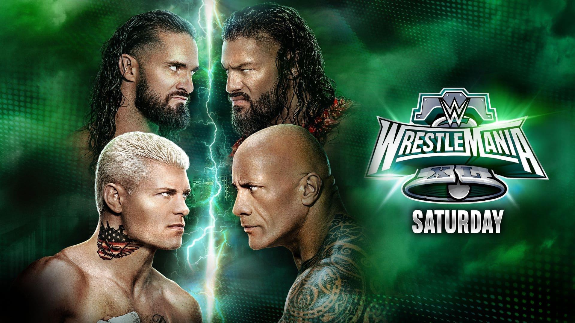 WWE WrestleMania XL Saturday backdrop