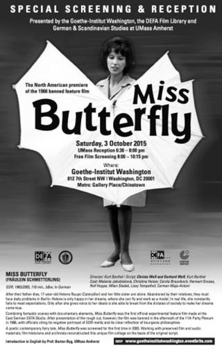 Miss Butterfly poster