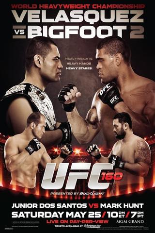 UFC 160: Velasquez vs Bigfoot 2 poster