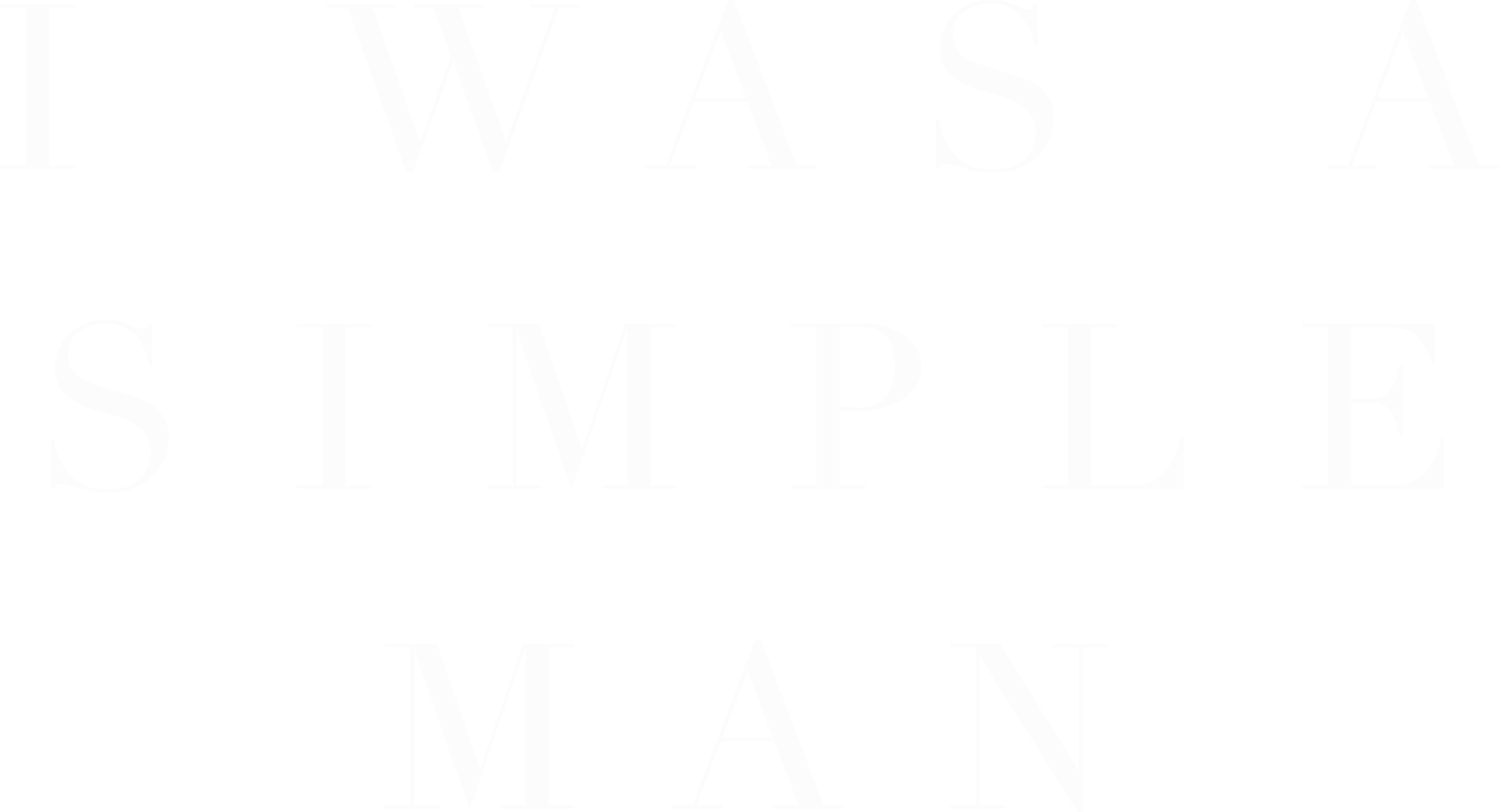 I Was a Simple Man logo