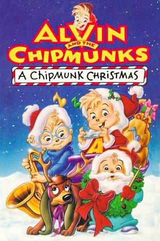 A Chipmunk Christmas poster