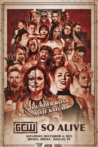 GCW So Alive poster