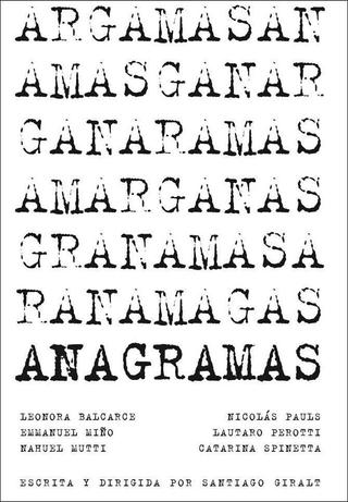 Anagramas poster