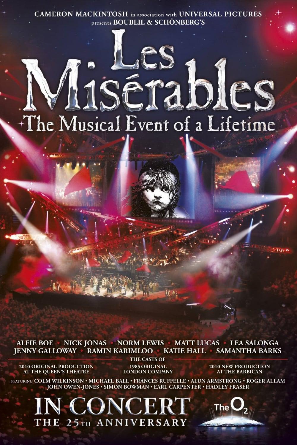 Les Misérables - 25th Anniversary in Concert poster