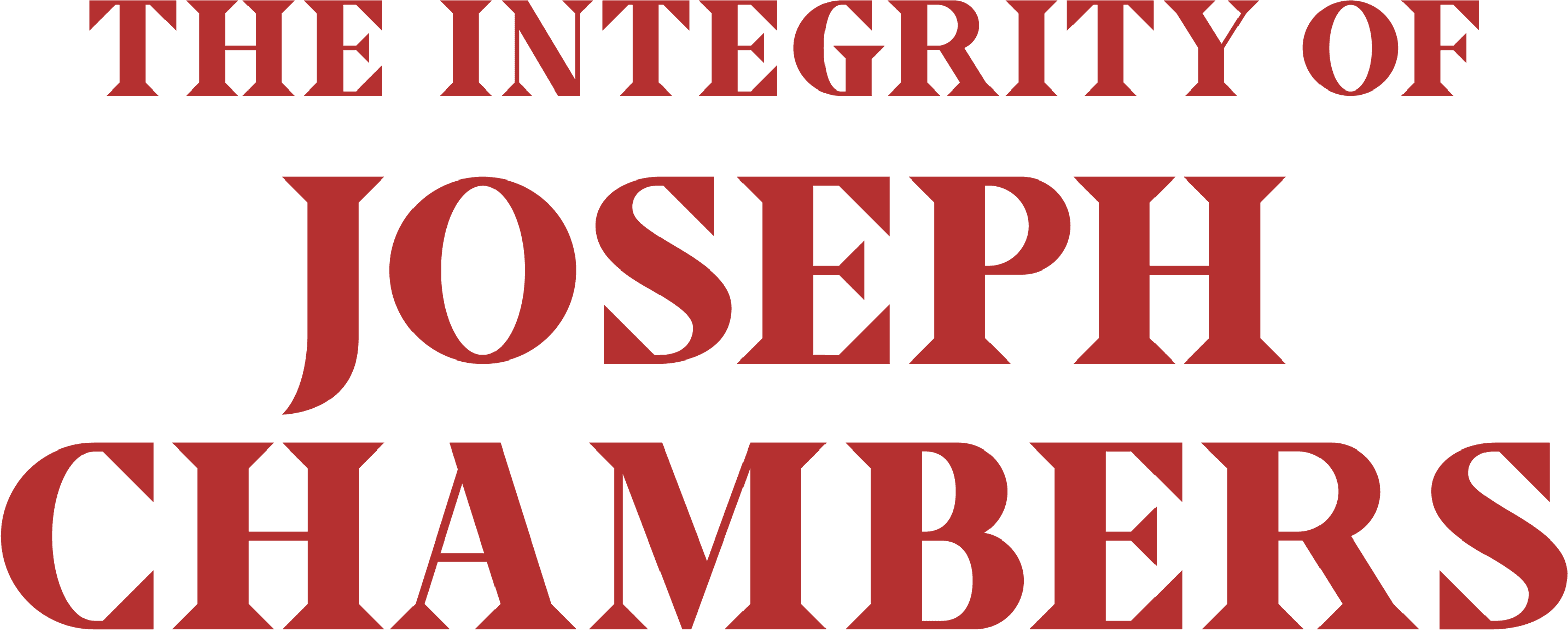 The Integrity of Joseph Chambers logo