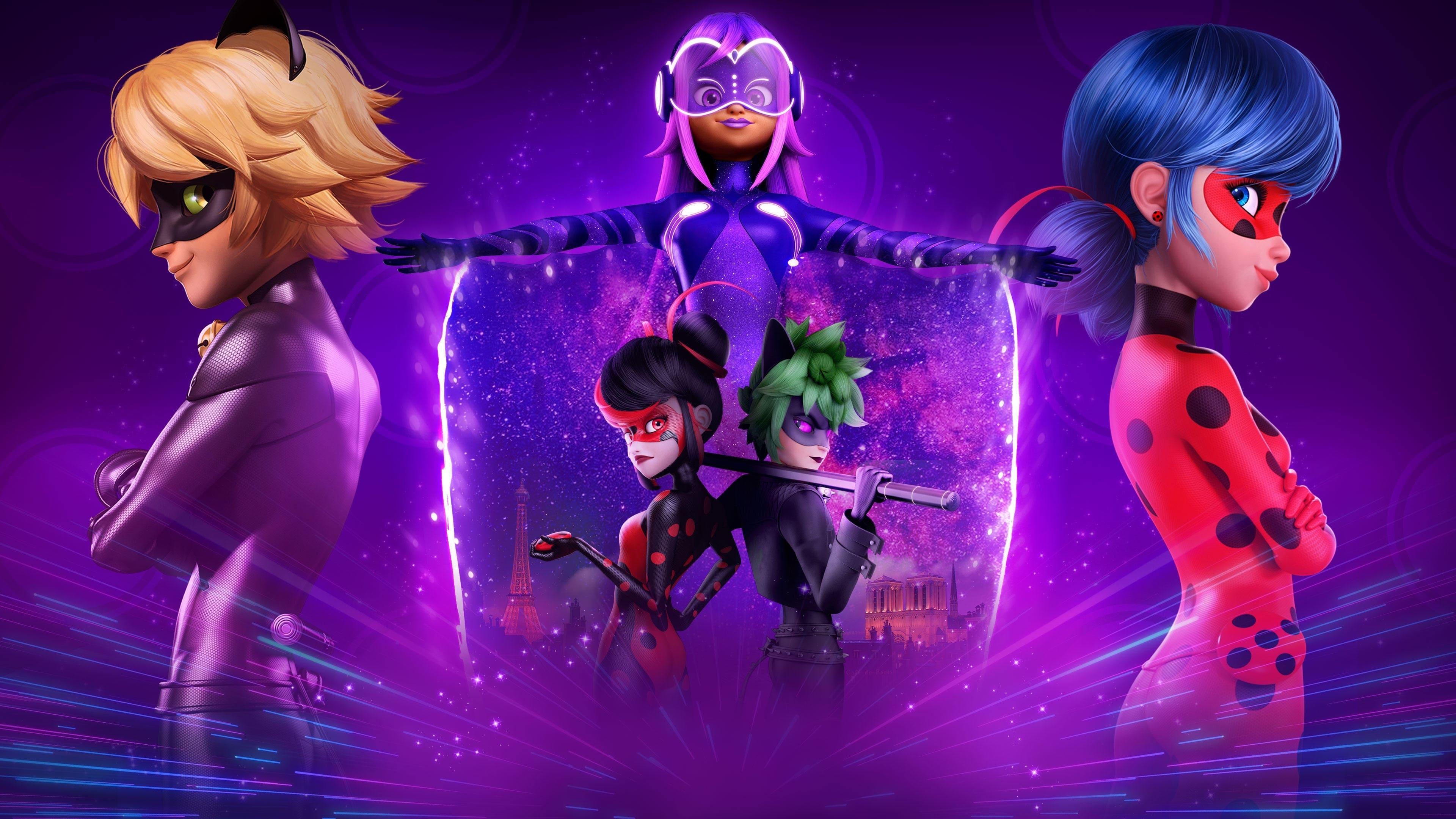Miraculous World: Paris, Tales of Shadybug and Claw Noir backdrop