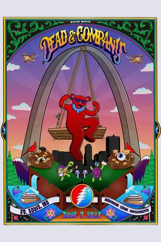 Dead & Company: 2023-06-07  Hollywood Casino Amphitheatre, Maryland Heights, MO, USA poster