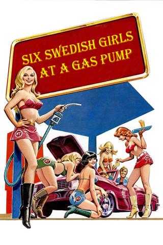 Six Swedish Girls at a Pump poster