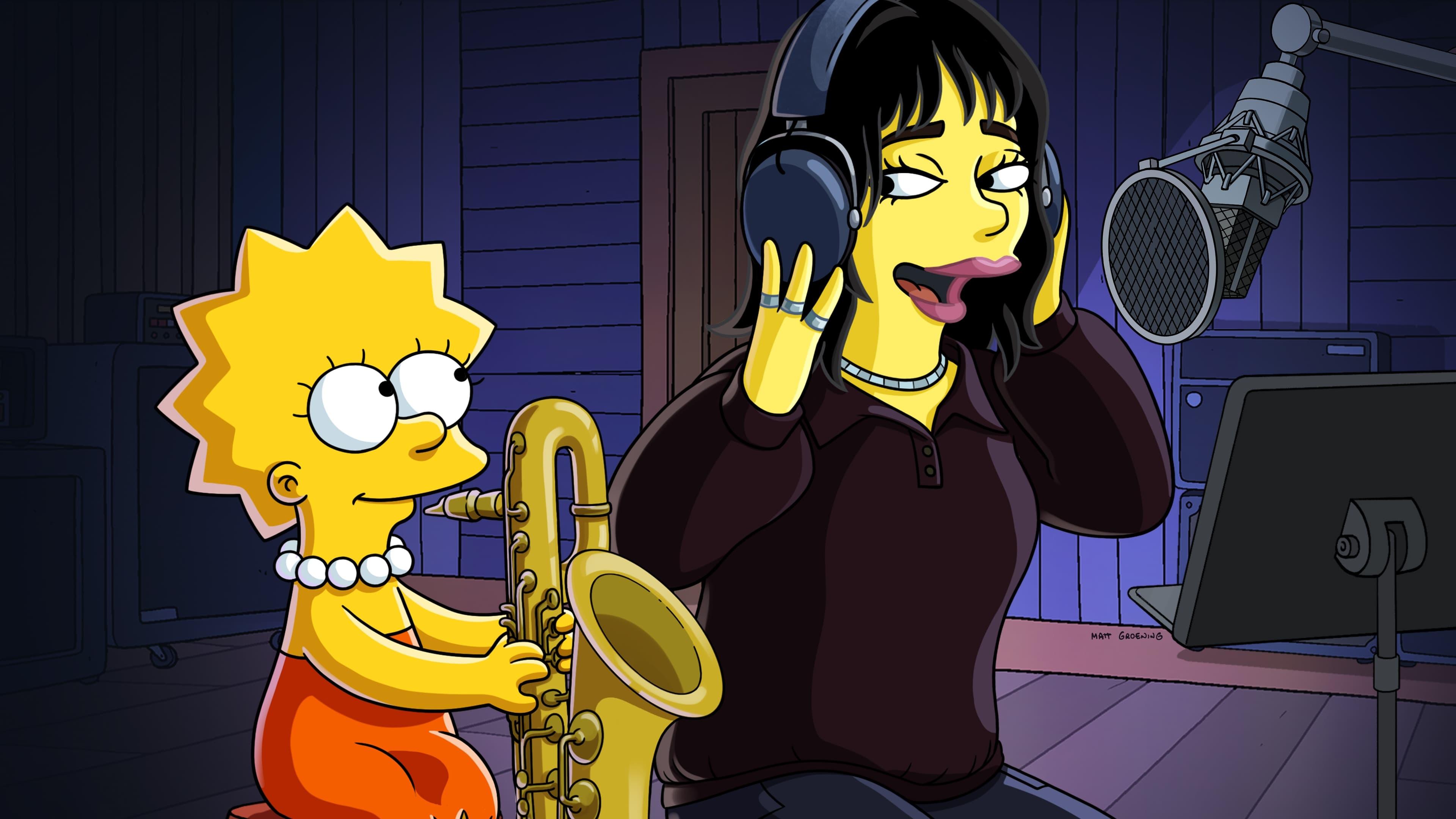 The Simpsons: When Billie Met Lisa backdrop