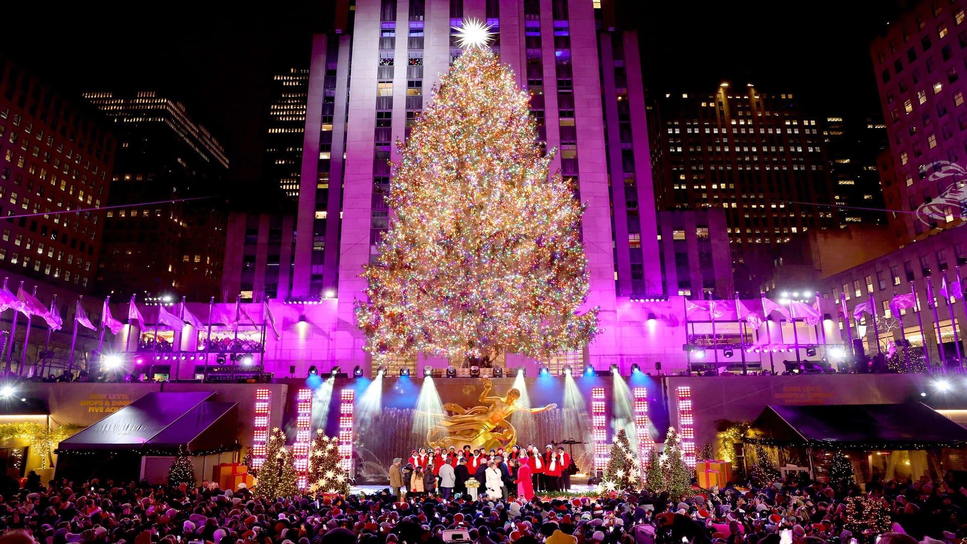 91st Annual Christmas in Rockefeller Center backdrop