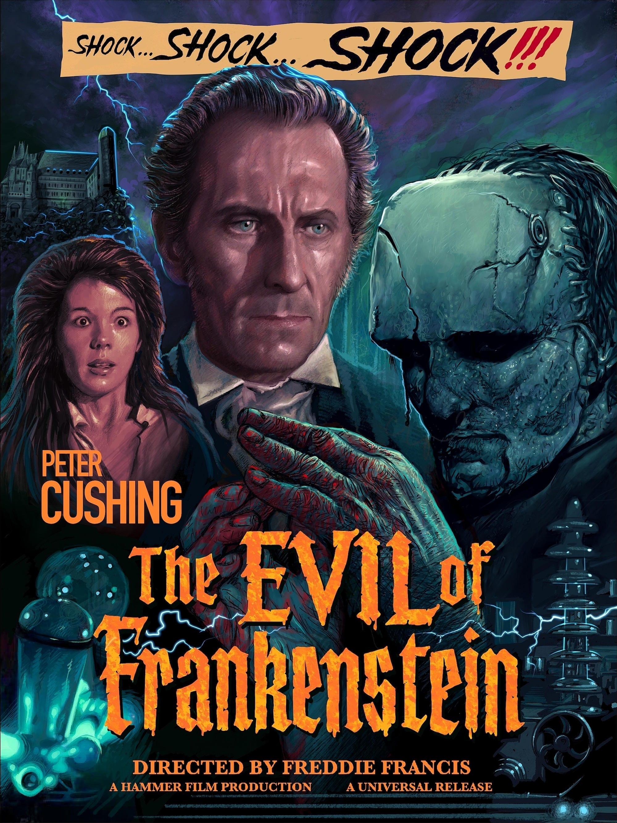 The Evil of Frankenstein poster