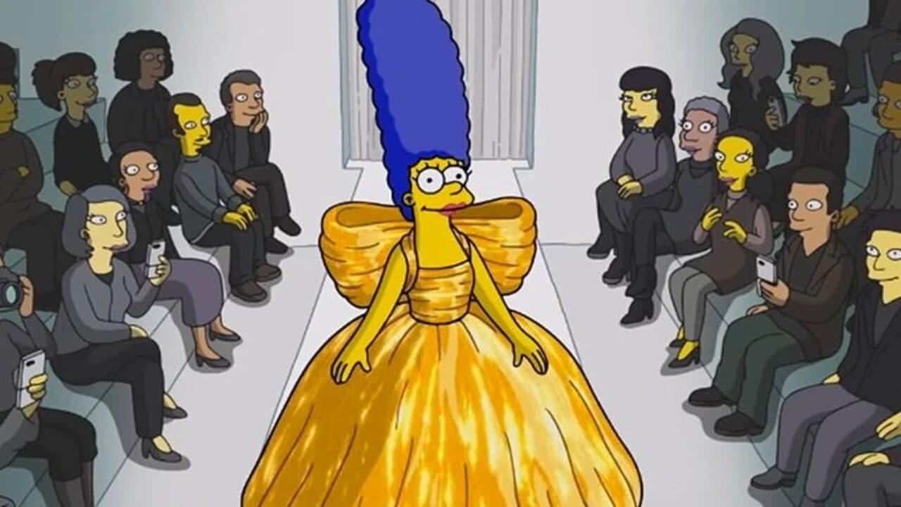 The Simpsons - Balenciaga backdrop