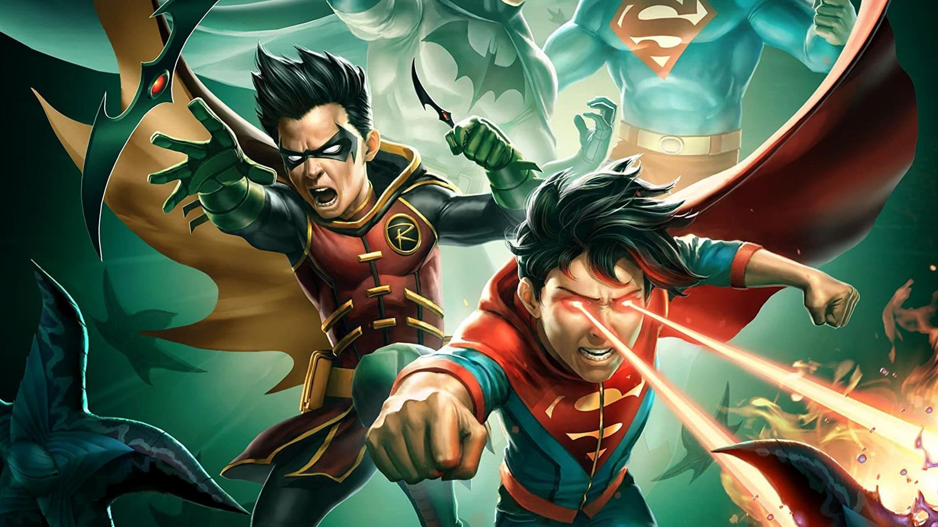 Batman and Superman: Battle of the Super Sons backdrop