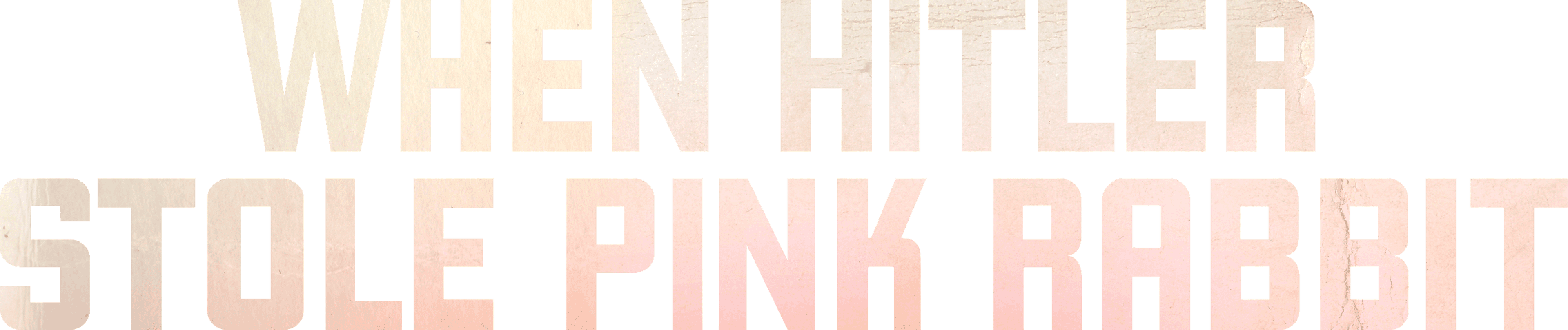 When Hitler Stole Pink Rabbit logo