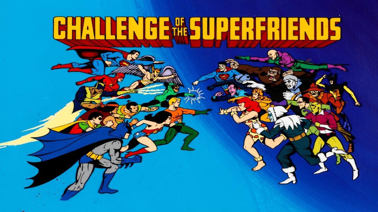 Challenge of the Super Friends backdrop