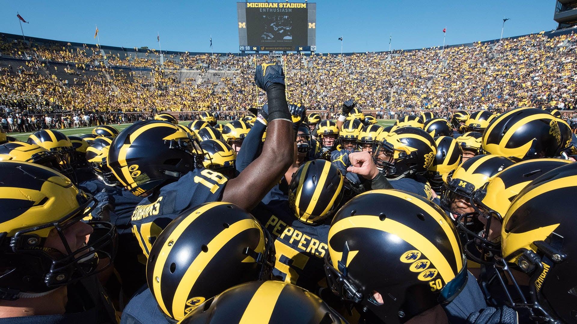 All or Nothing: The Michigan Wolverines backdrop