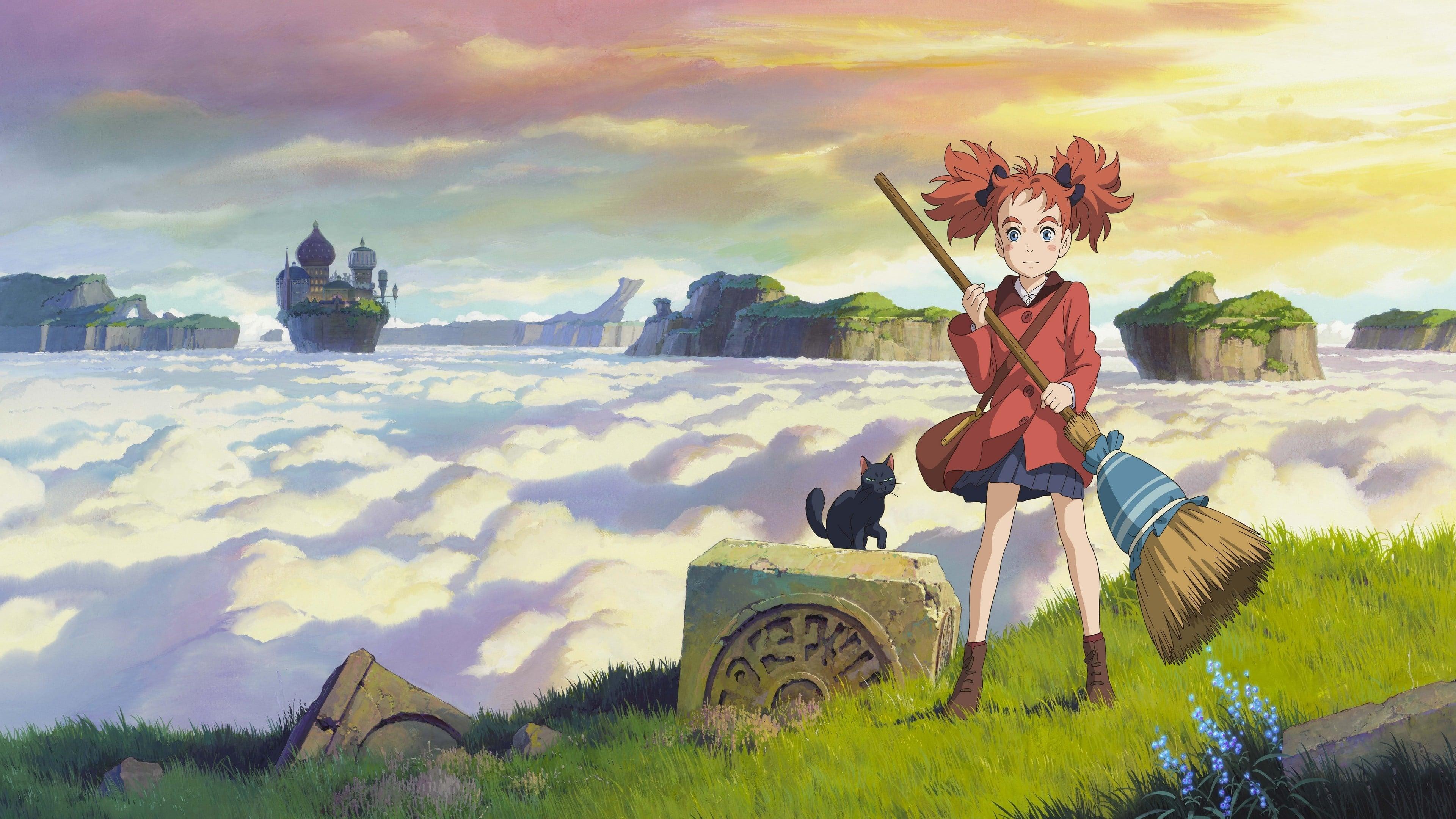 Mary and The Witch's Flower backdrop