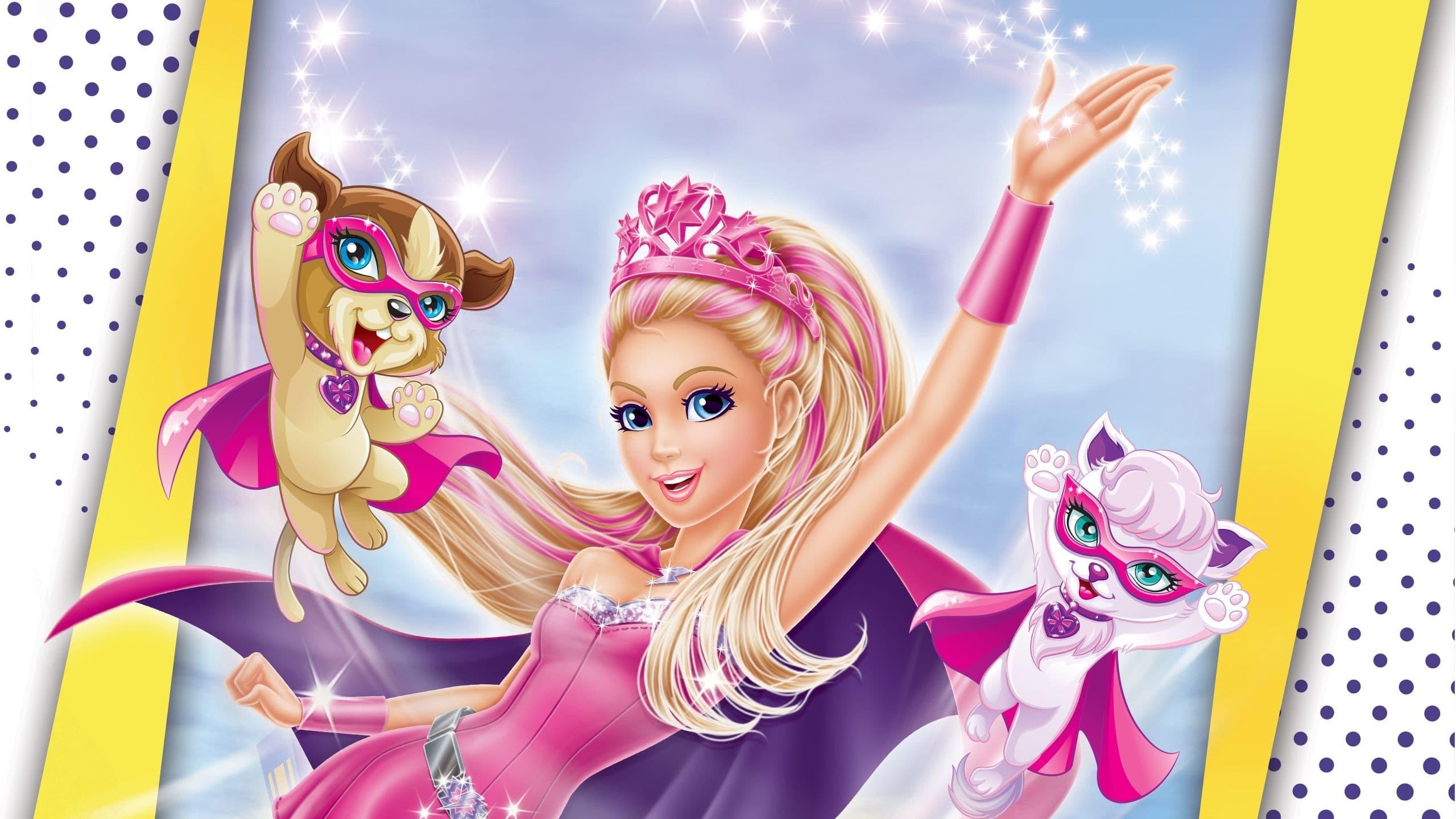Barbie in Princess Power backdrop