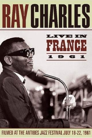 Ray Charles - Live in France 1961 poster