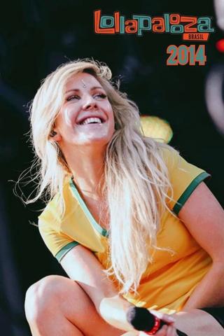Ellie Goulding Live at Lollapalooza Brazil 2014 poster
